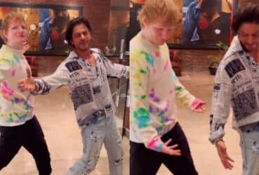 Shah Rukh Khan Teaches Ed Sheeran His Iconic Pose, Here's A Glimpse